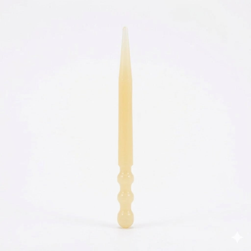 Beige  applicator on a white background